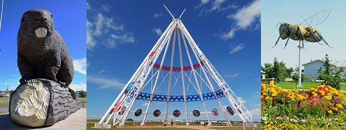 Big Beaver, Large Teepee and Honey Bee